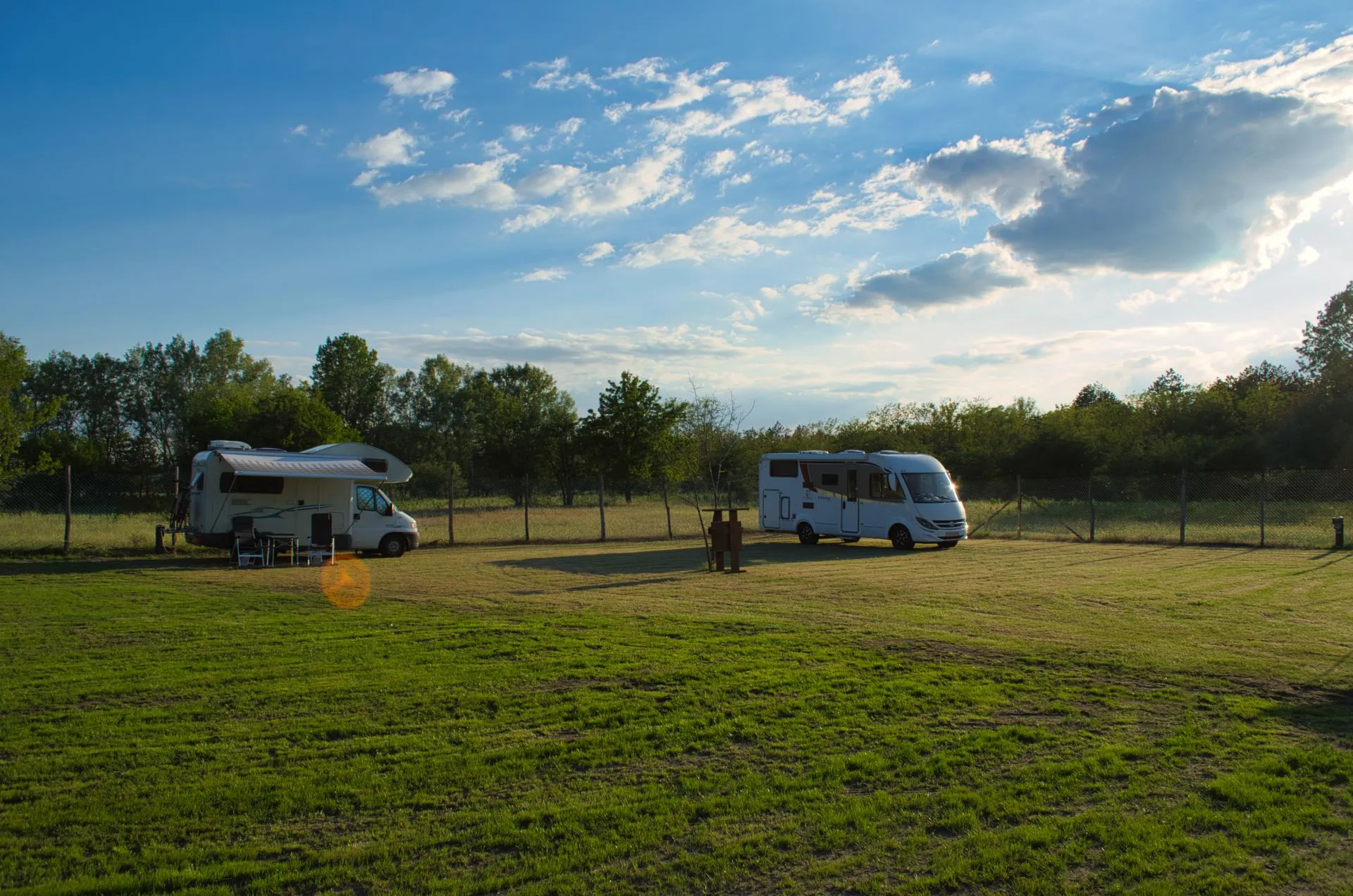 Sfeerbeeld camperplaats Zsana